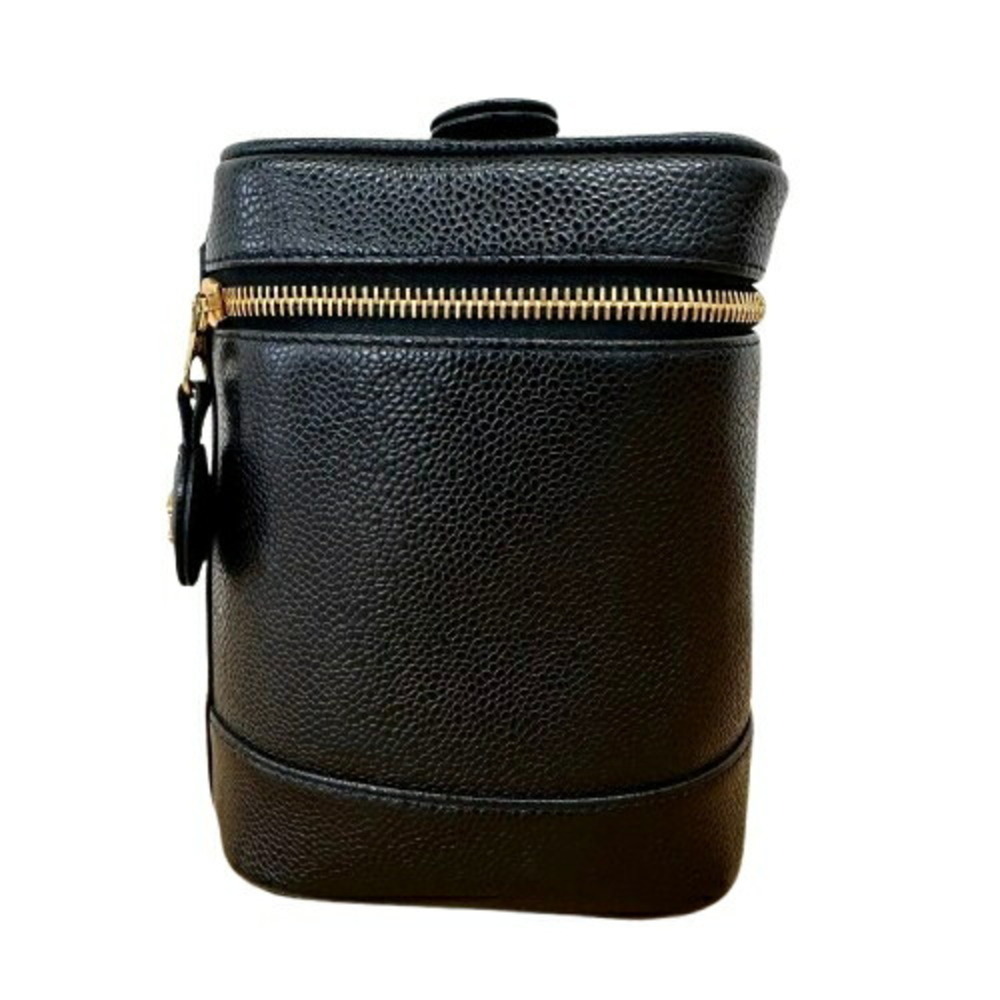 CHANEL Black Caviar Leather Vanity Bag - Picture 3 of 10